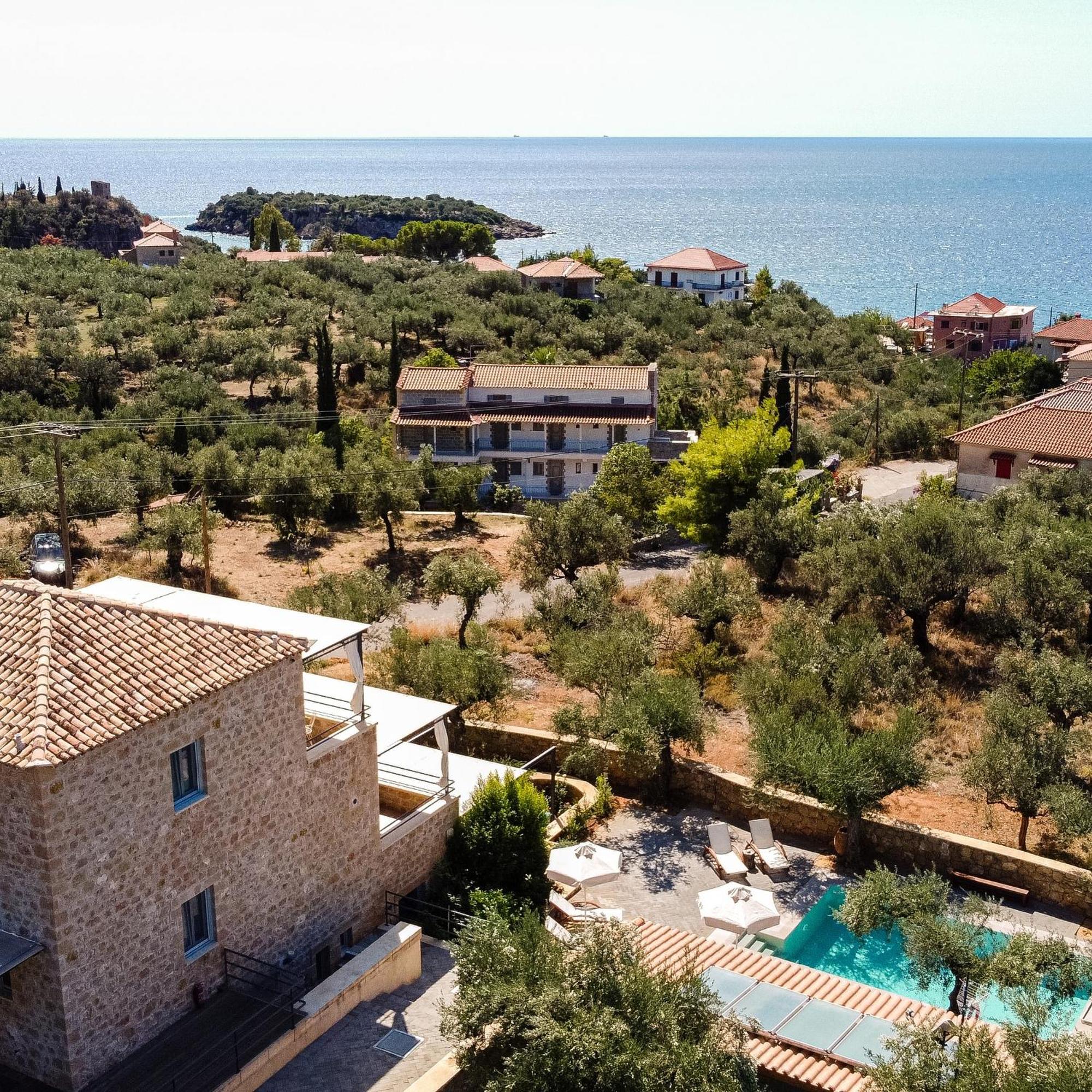 Lithos Guesthouse Kardamili Pokoj fotografie